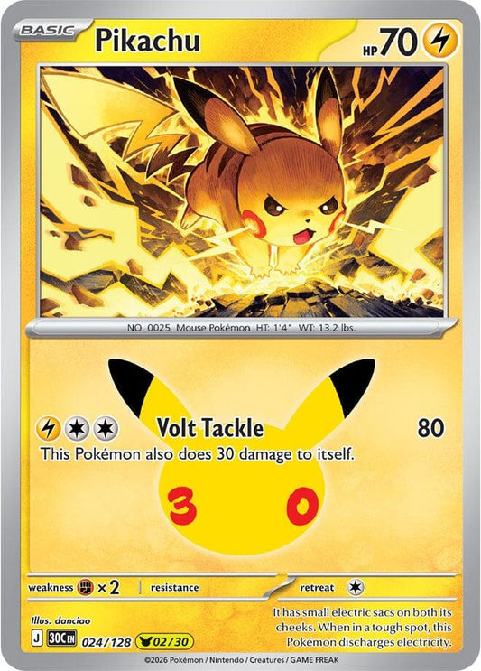 Pikachu - 024/128 - 02/30
