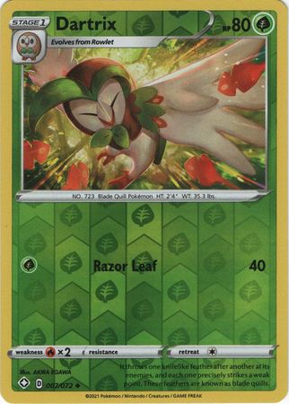 Dartrix - 007/072 - Uncommon Reverse Holo