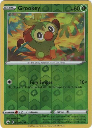 Grookey - 011/072 - Common Reverse Holo