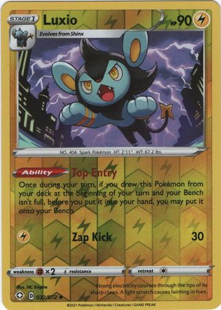 Luxio - 032/072 - Uncommon Reverse Holo