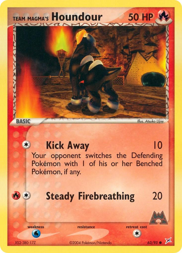 Team Magma´s Houndour - 63/95 - Common