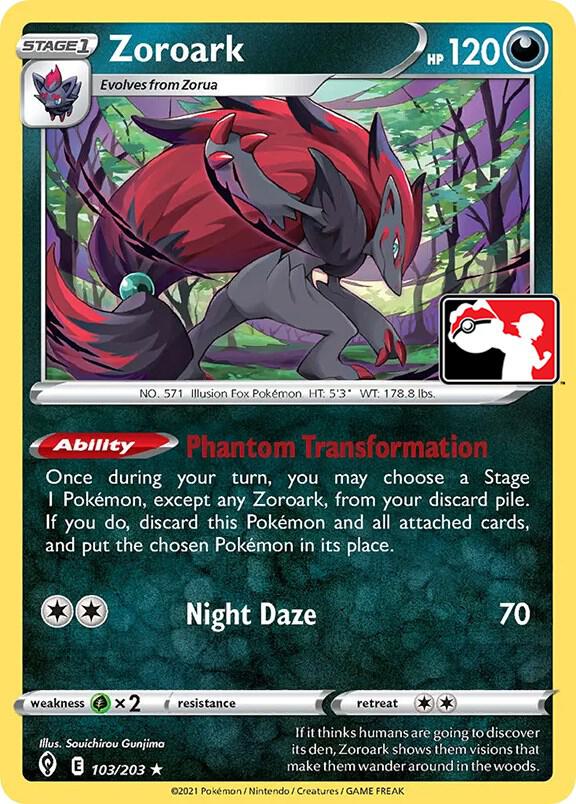 Zoroark - 103/203 - rare prize pack