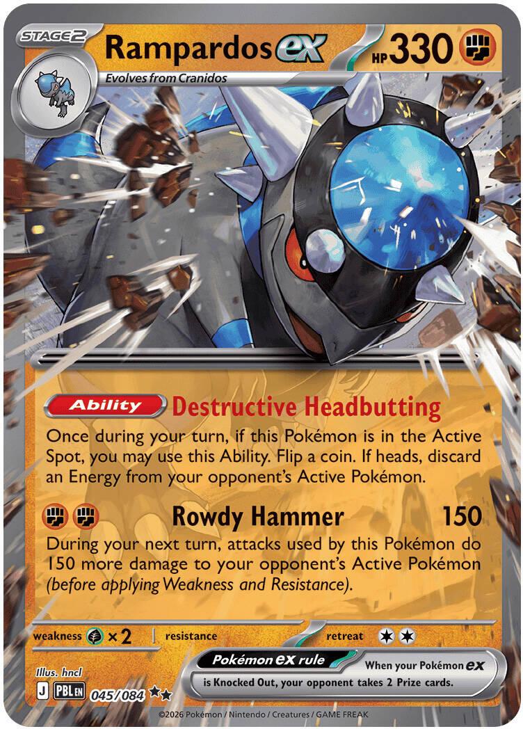 Rampardos ex - 045/084 - Ultra Rare