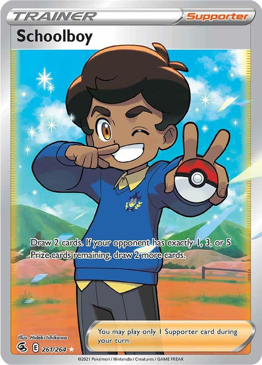 Schoolboy - 261/264 - Full art ultra rare