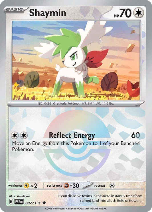 Shaymin - 087/131 - Pokeball holo rare