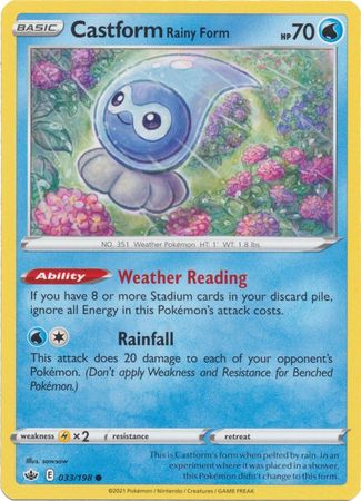 Castform Rainy Form - 033/198 - Common - Sowsow