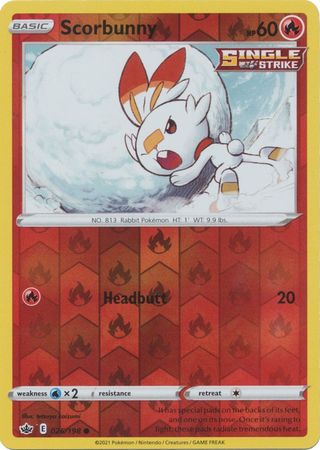 Scorbunny - 026/198 - Common Reverse Holo