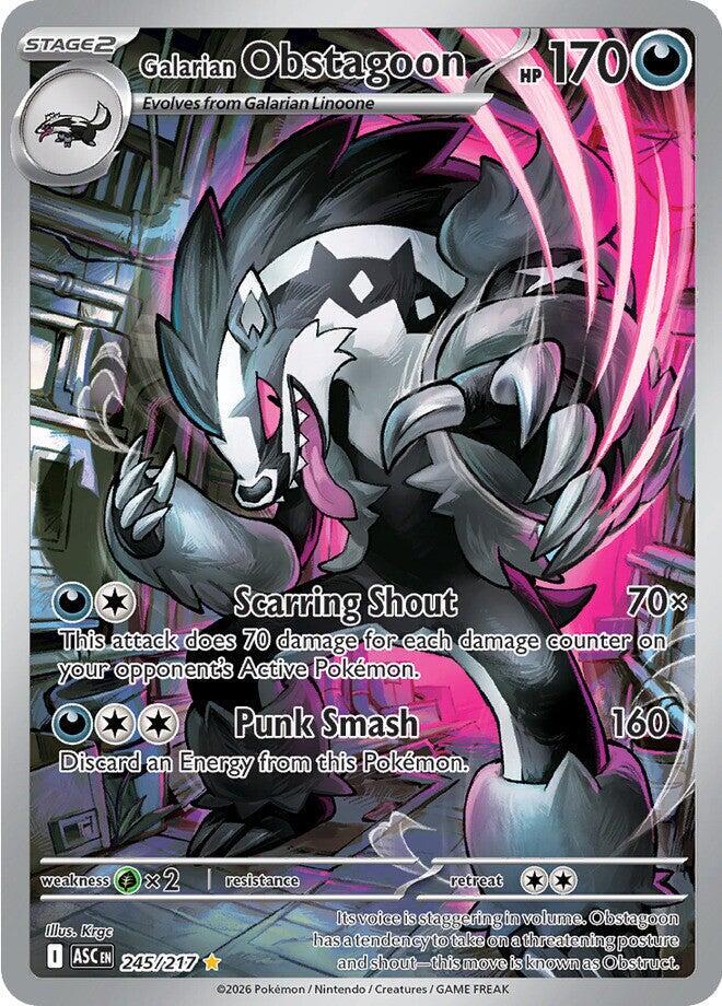 Galarian Obstagoon - 245/217 - Special Illustration Rare