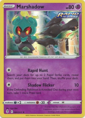 Marshadow - 080/203 - Holo Rare Trick or Trade