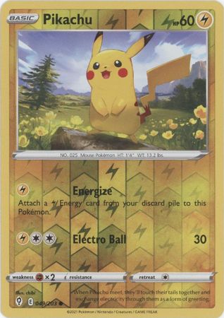 Pikachu - 049/203 - Common Reverse Holo