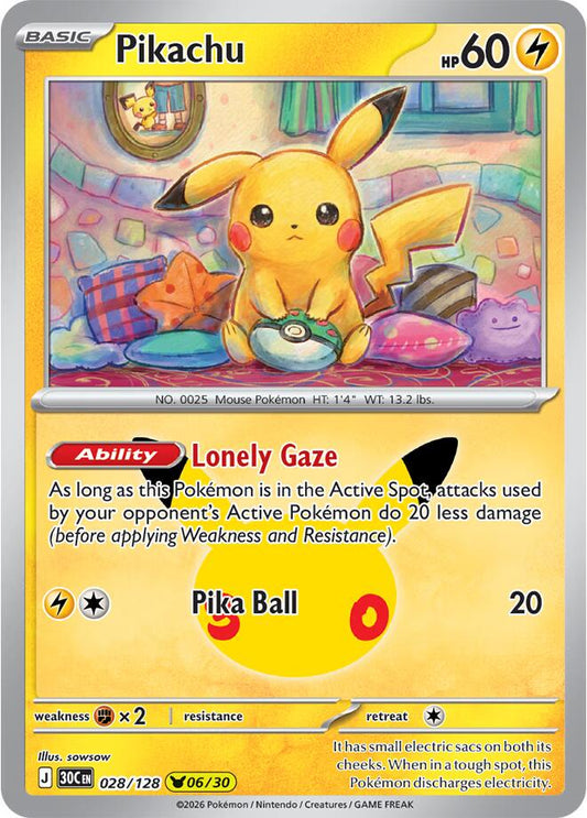 Pikachu - 028/128 - 06/30