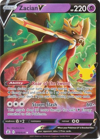 Zacian V - 016/025 - Ultra Rare