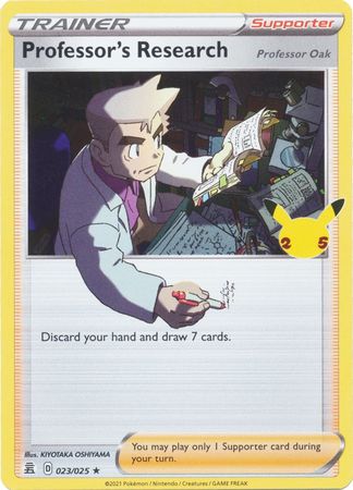 Professor's Research - 023/025 - Holo Rare