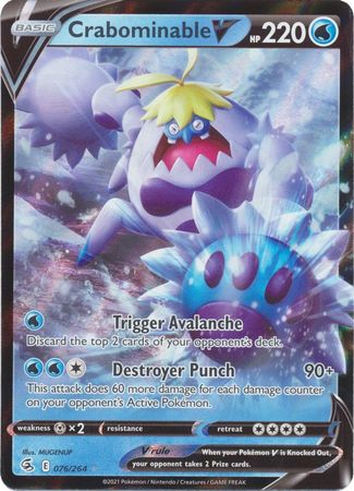Crabominable V - 076/264 - Ultra Rare