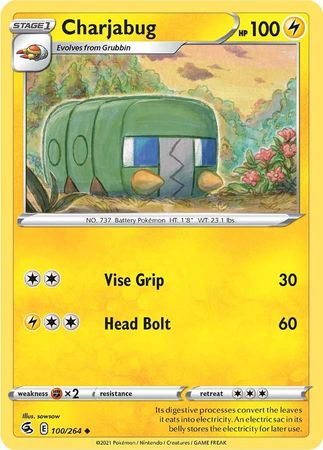 Charjabug - 100/264 - Uncommon - Sowsow