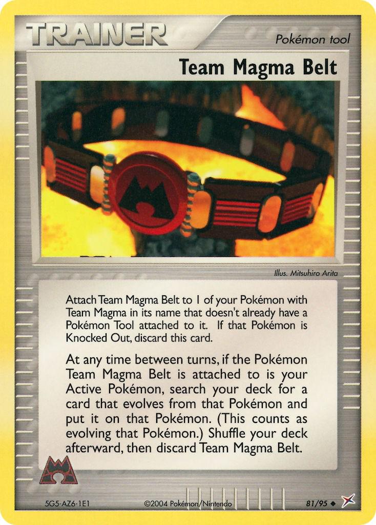 Team Magma Belt - 81/95 - Uncommon