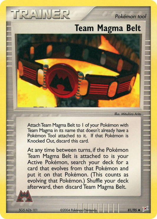 Team Magma Belt - 81/95 - Uncommon