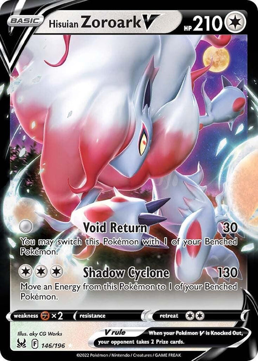 Hisuian Zoroark - 146/196 - Ultra Rare