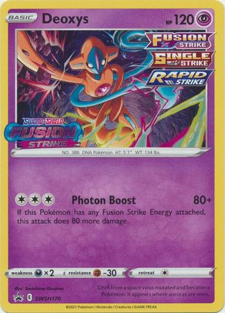 Deoxys - SWSH170 - Prerelease Promo