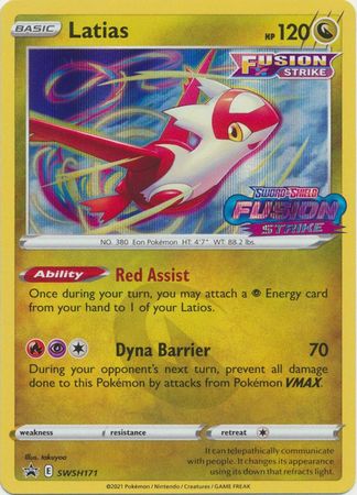 Latias - SWSH171 - Prerelease Promo