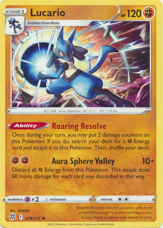 Lucario - 079/172 - Rare