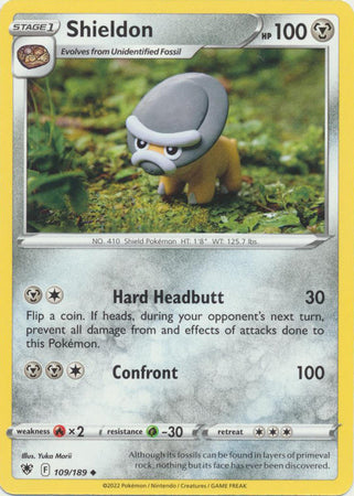 Shieldon - 109/189 - Uncommon - Yuka Morii