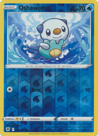 Oshawott - 041/189 - Common Reverse Holo - Saya Tsuruta