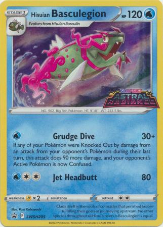 Hisuian Basculegion - SWSH205 - Prerelease Promo