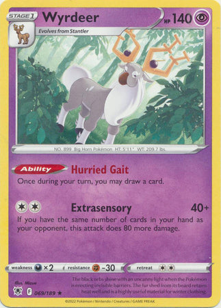 Wyrdeer - 069/189 - Rare
