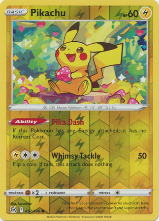 Pikachu - 052/196 - Common Reverse Holo