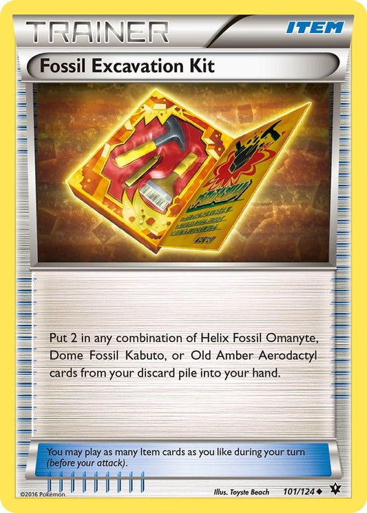 Fossil Excavation Kit - 101/124 - uncommon