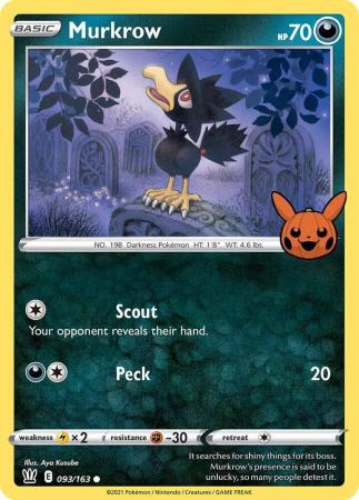 Murkrow - 093/163 - Common trick or trade