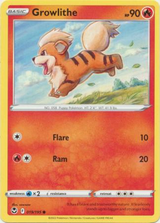 Growlithe - 019/195 - Common - Sowsow