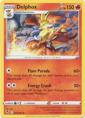 Delphox - 027/195 - Rare