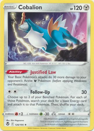 Cobalion - 126/195 - Rare