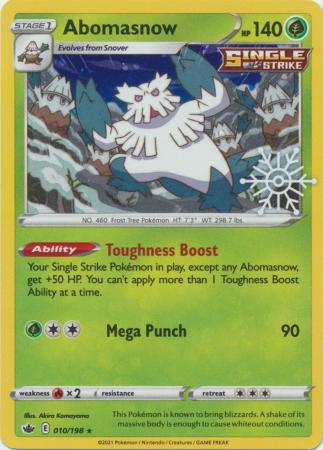 Abomasnow - 010/198 - Advent Calendar Holo Promo