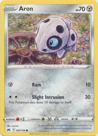 Aron - 087/159 - Common - Sowsow