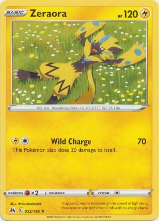 Zeraora - 052/159 - Rare