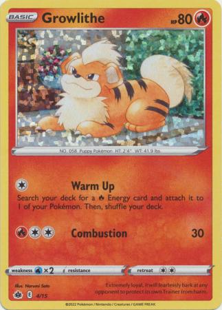 Growlithe - 4/15 - McDonald's Holo Promo