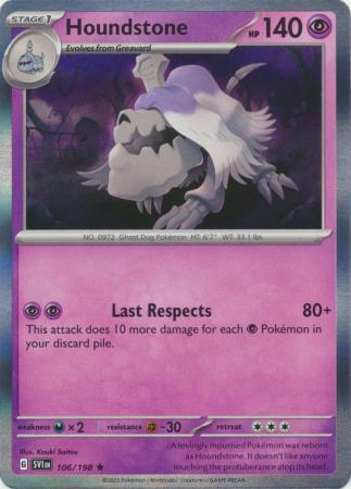 Houndstone - 106/198 - Holo Rare