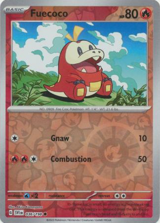 Fuecoco - 036/198 - Common Reverse Holo