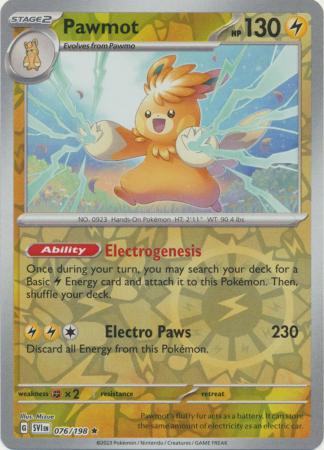 Pawmot - 076/198 - Holo Rare