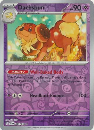 Dachsbun - 099/198 - Uncommon Reverse Holo
