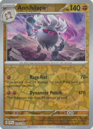Annihilape - 109/198 - Holo Rare Reverse Holo
