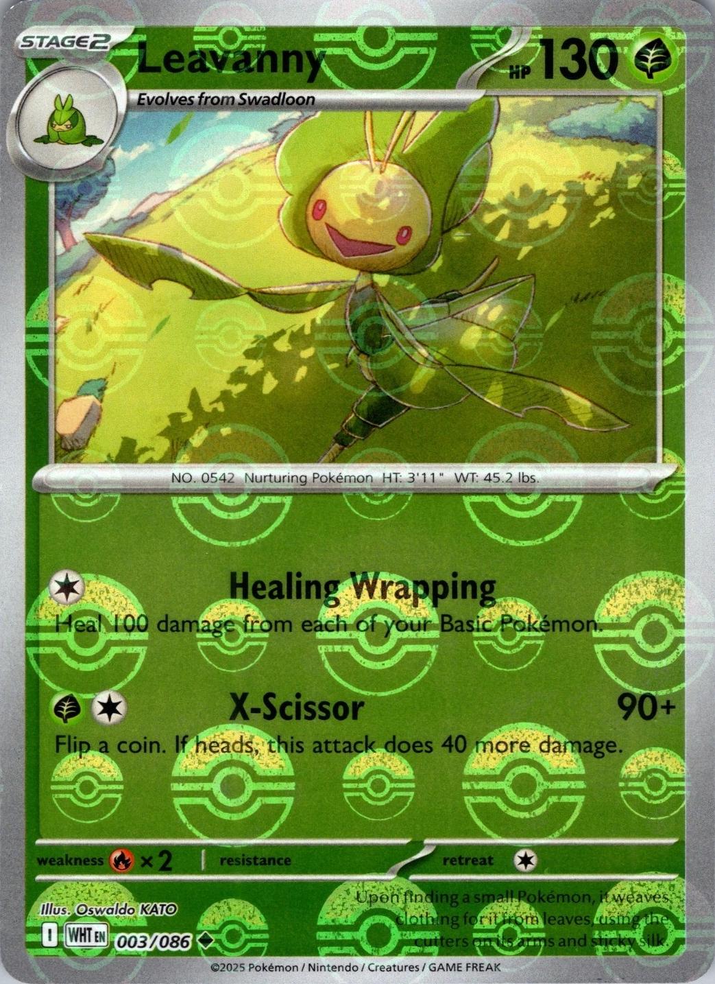 Leavanny - 003/086 - pokeball rare