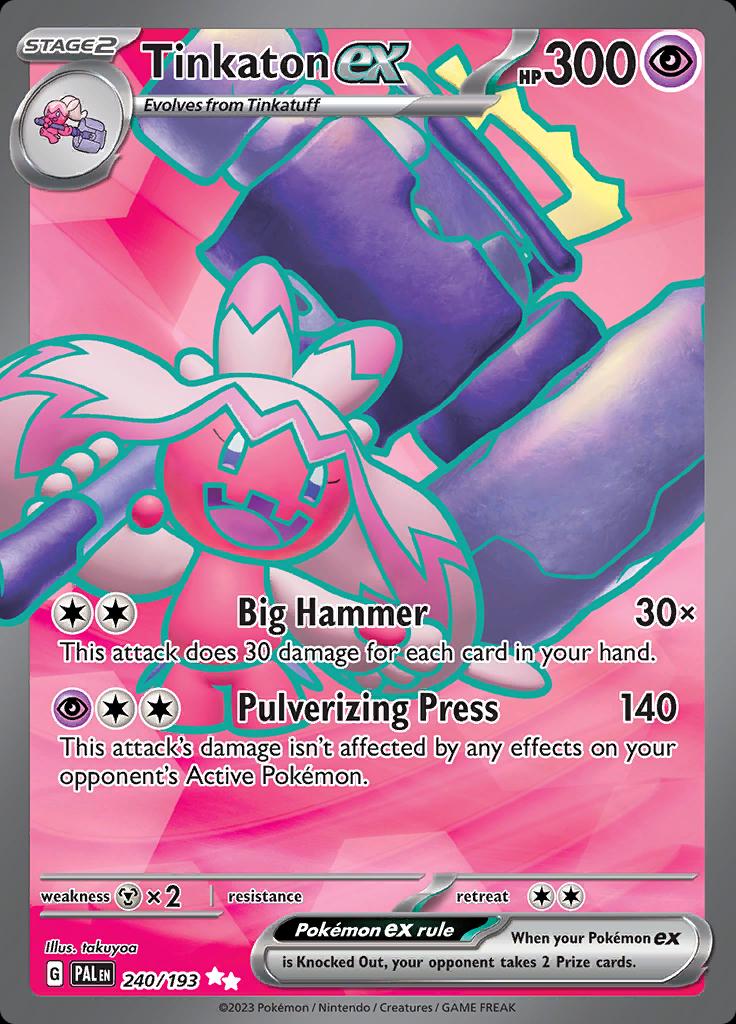 Tinkaton ex - 240/193 - Full art ultra Rare