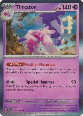 Tinkaton - 105/193 - Holo Rare