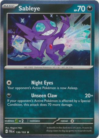 Sableye - 136/193 - Holo Rare