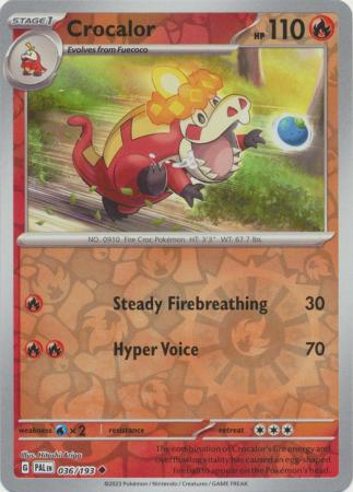 Crocalor - 036/193 - Uncommon Reverse Holo