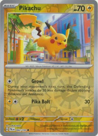 Pikachu - 062/193 - Common Reverse Holo
